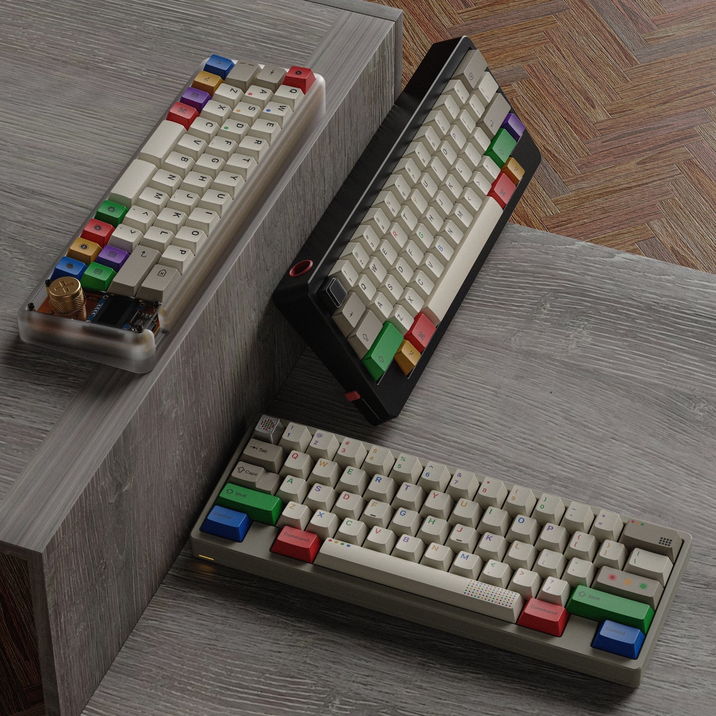 KAP Retro lights R2 Keycap set [IN STOCK]
