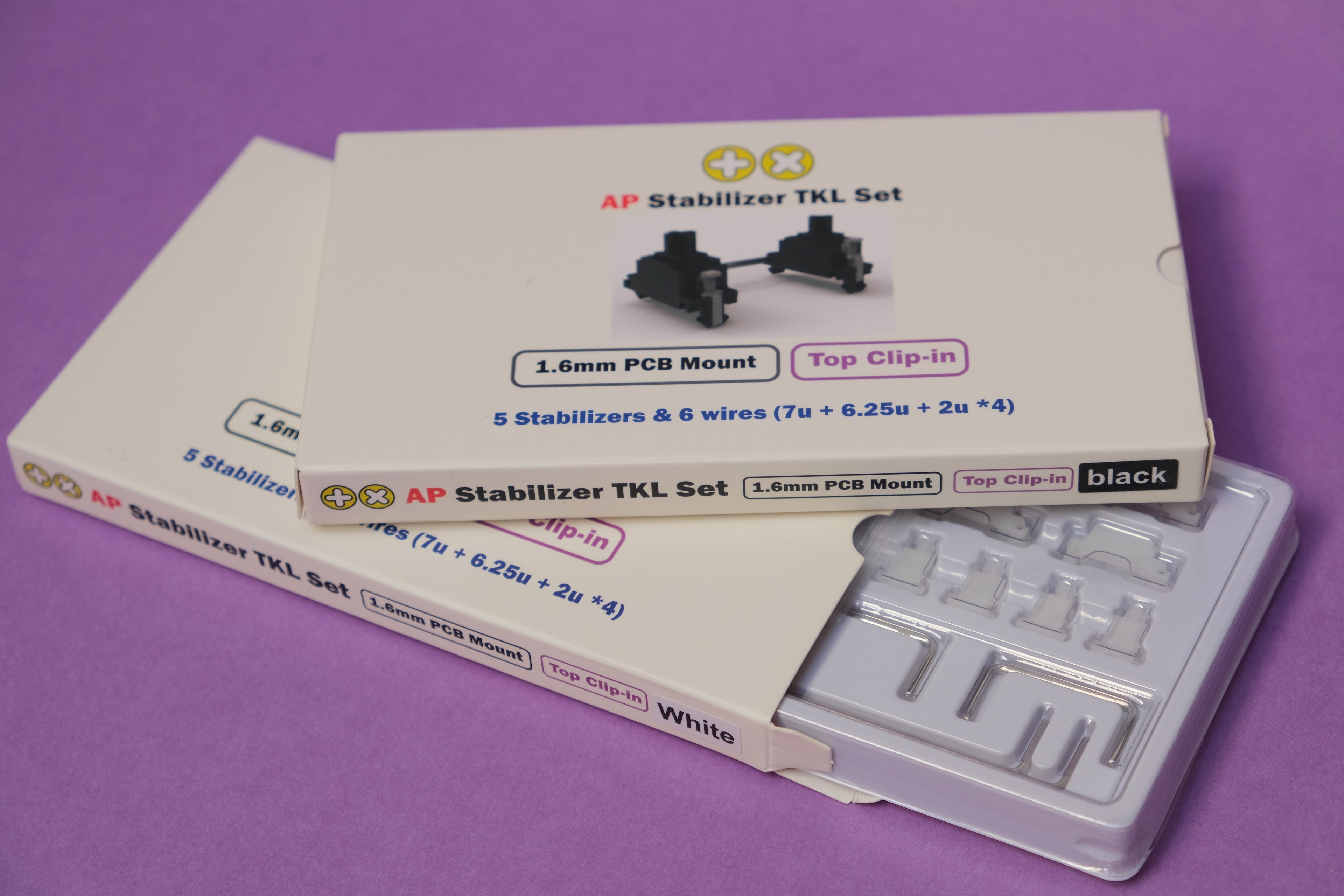 TX AP Top clip-in 1.6mm stabs TKL kit