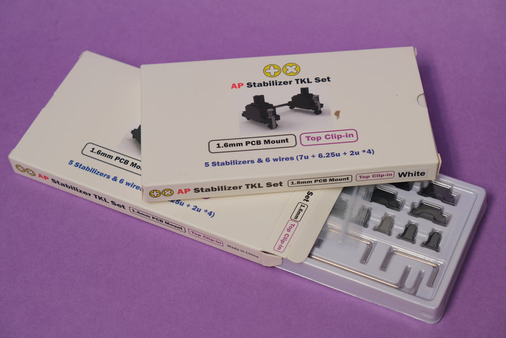 TX AP Top clip-in 1.6mm stabs TKL kit